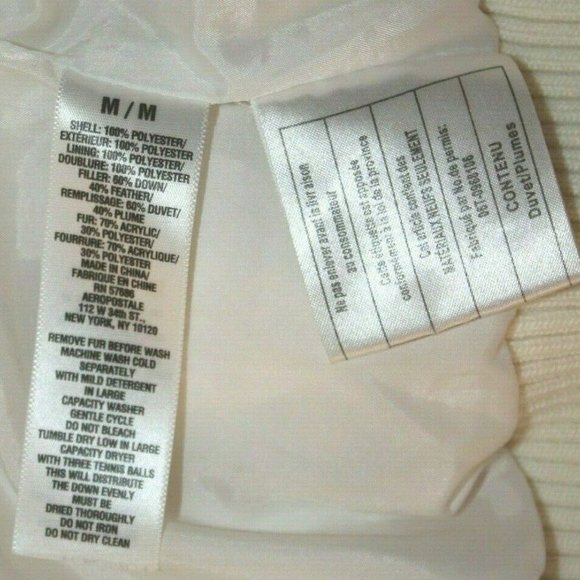 Aéropostale Down Filled Puffer Vest Hooded - Picture 8 of 8